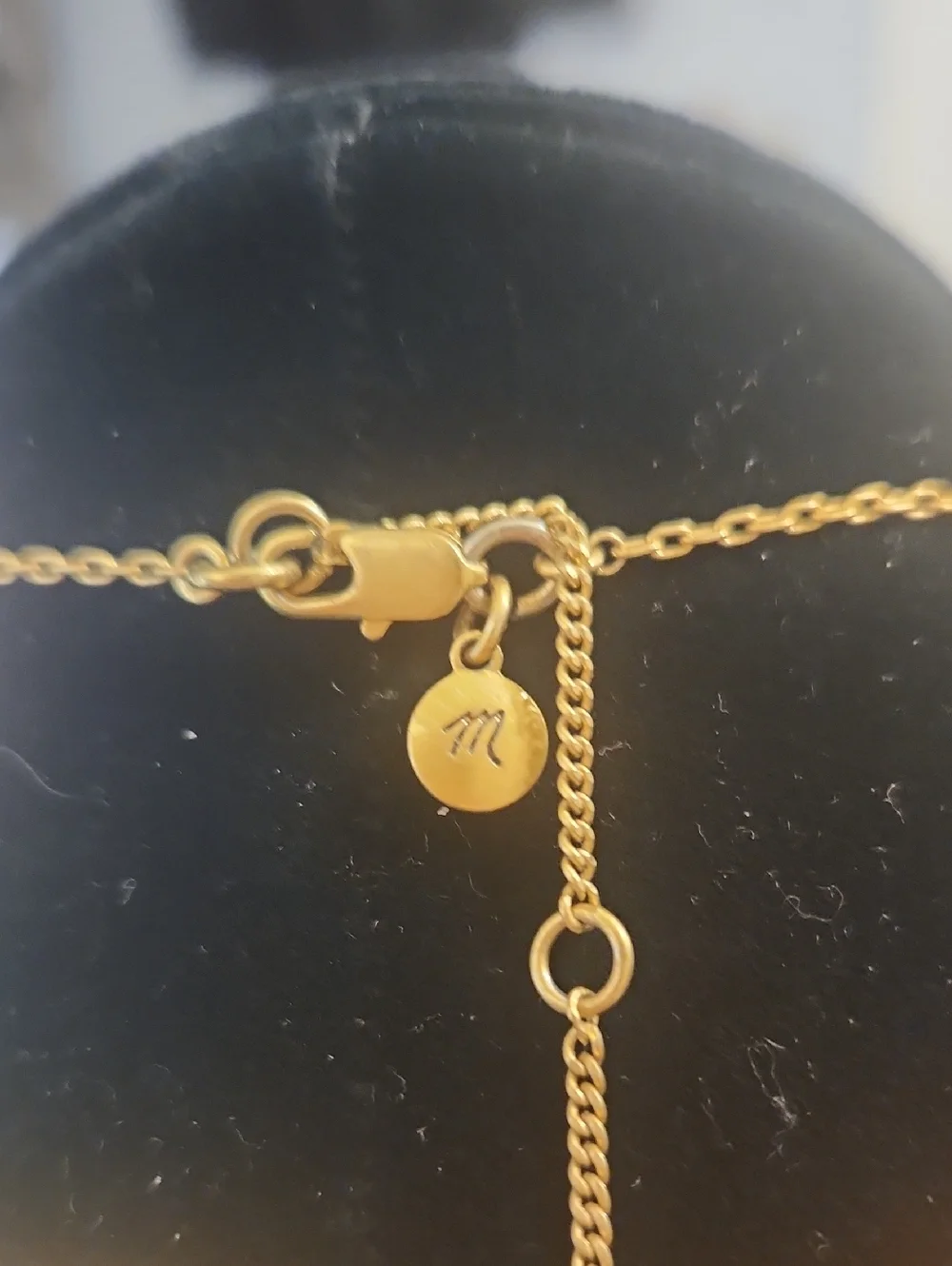 Madewell Gold Bar Drop Y-Necklace - Picture 5 of 5